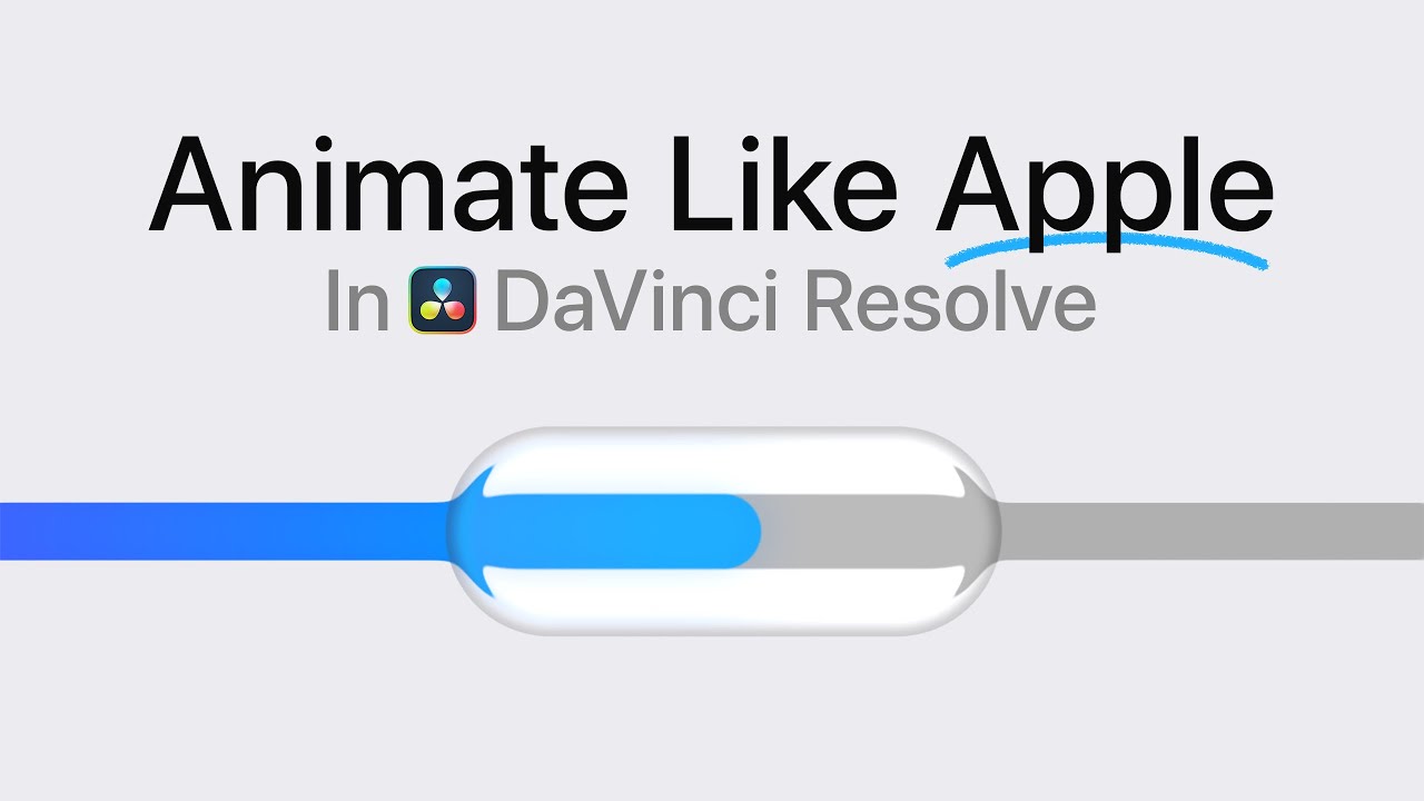 Animate Like Apple in DaVinci Resolve (with MotionVFX)