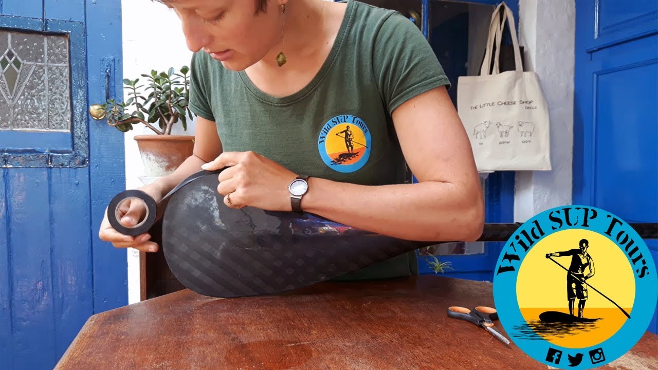 How to Protect the Edge of Your SUP Paddle Blade *Cheap * Quick * Easy*