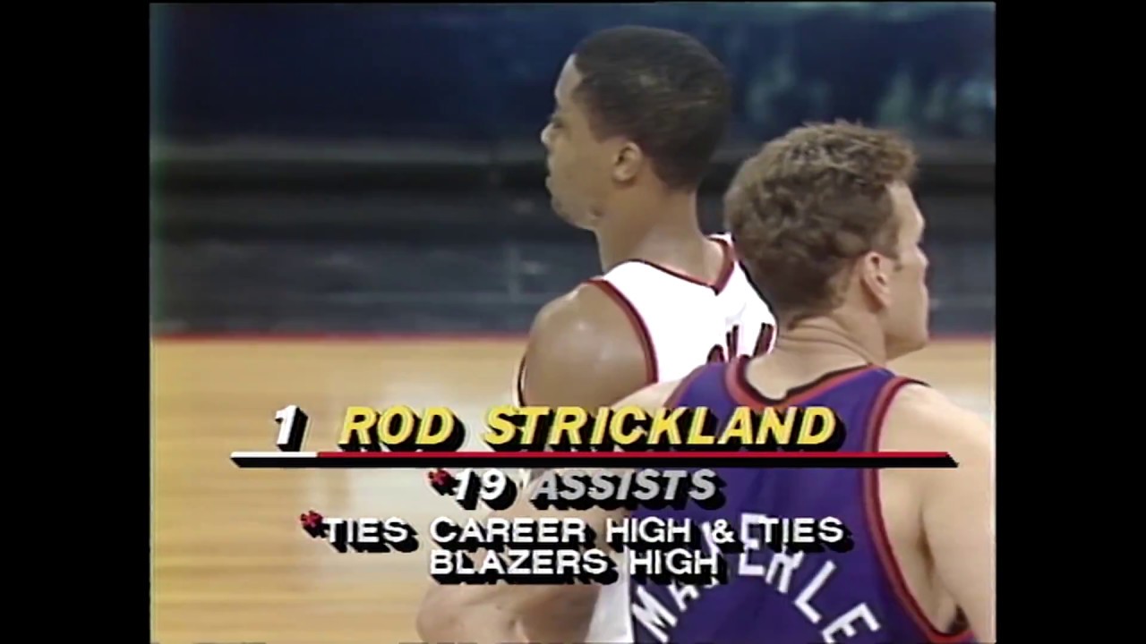 Throwback: Rod Strickland Dishes Out Trail Blazers Record 20 Assists