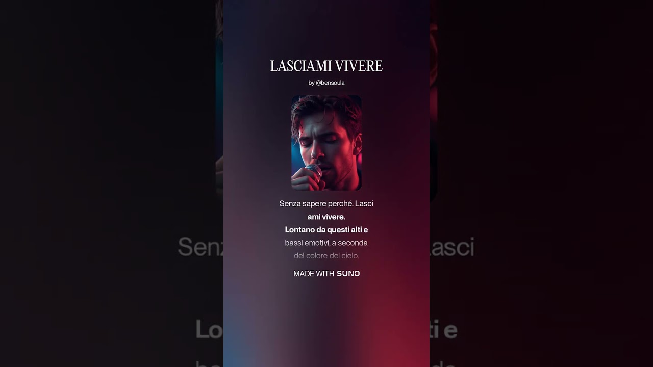 LASCIAMI VIVERE 🎤 [Remix Italien] de 