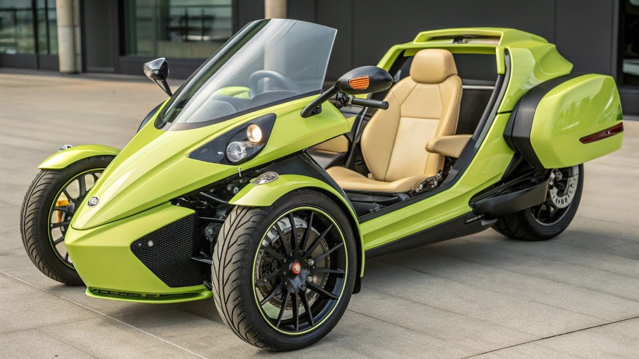 🏍️This FUTURISTIC 3-Wheeled Motorcycle Will CHANGE the Future of Speed! 🇺🇸⚡