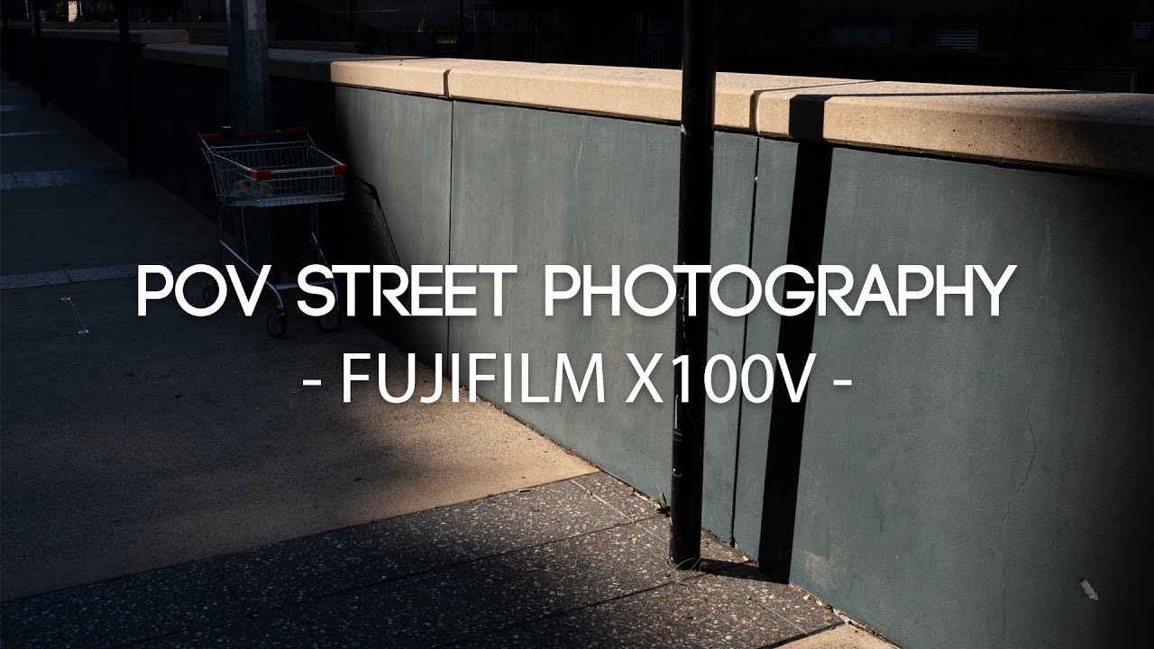 POV Street Photography with my new Fujifilm X100V