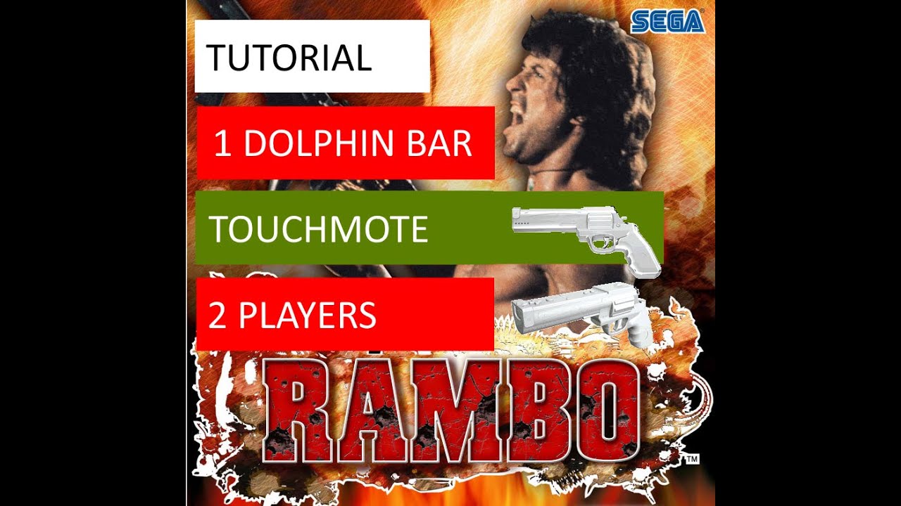 Rambo Teknoparrot Tuto 2 players 2 wiimotes