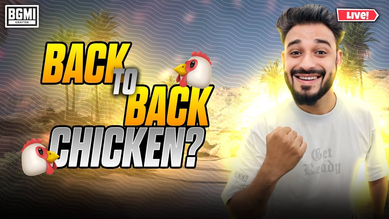 AAJ  HOGA BACK TO BACK CHICKEN ?😎| BGMI LIVE  | MR IKKA Gaming