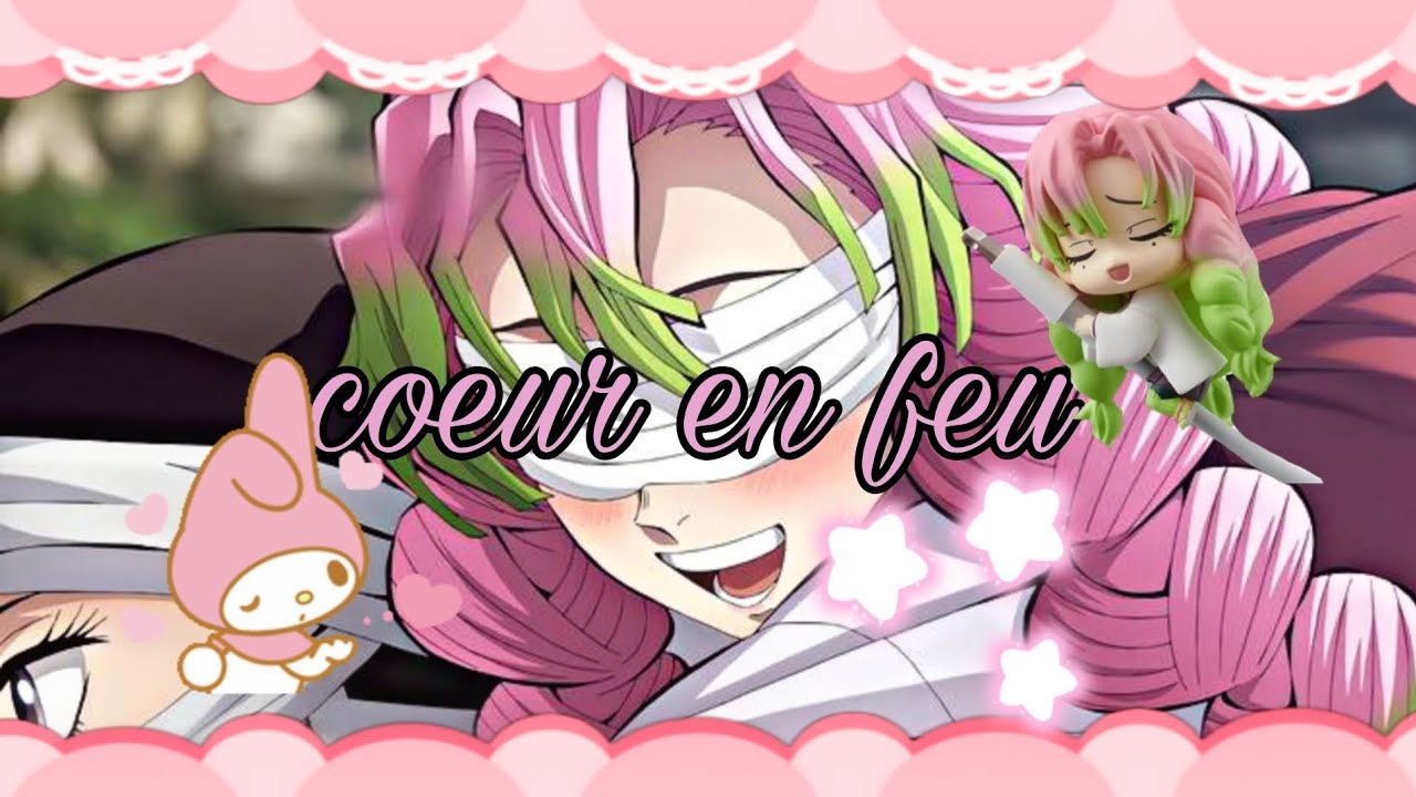 ⊹₊˚‧︵‿₊୨coeur de feu୧₊‿︵‧˚₊⊹ made by runa and AI (chanson pour mitsuri 🌸💞) 