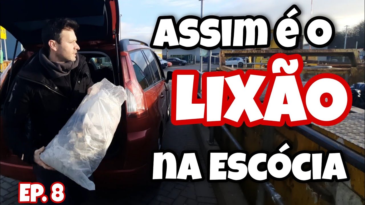 É aqui que jogamos o que não queremos mais. Ep. 8 #escócia #reciclagem #mudança