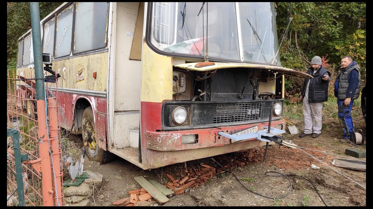 26 évet pihent 260.90 Ikarus busz mentése, újjászületése (ABC busz) #ABCbusz