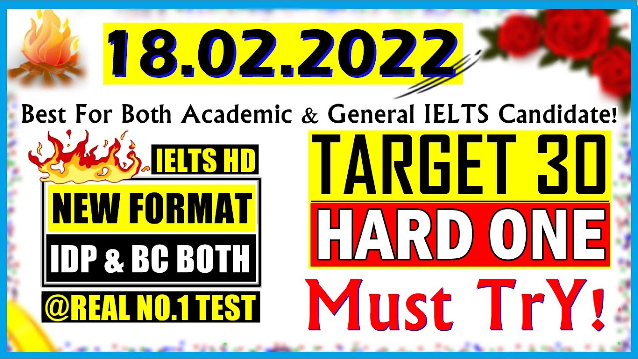 IELTS LISTENING PRACTICE TEST 2022 WITH ANSWERS | 18.02.2022
