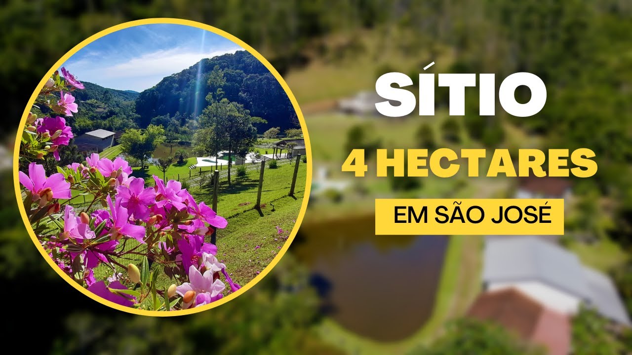Sítio em São José Santa Catarina com 4 Hectares