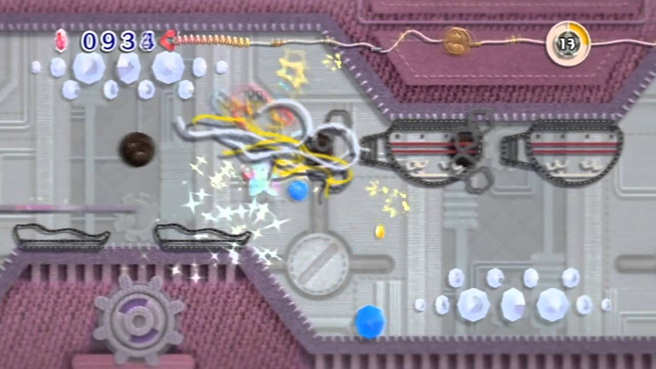 Kirby's Epic Yarn - Battleship Halberd [HD]