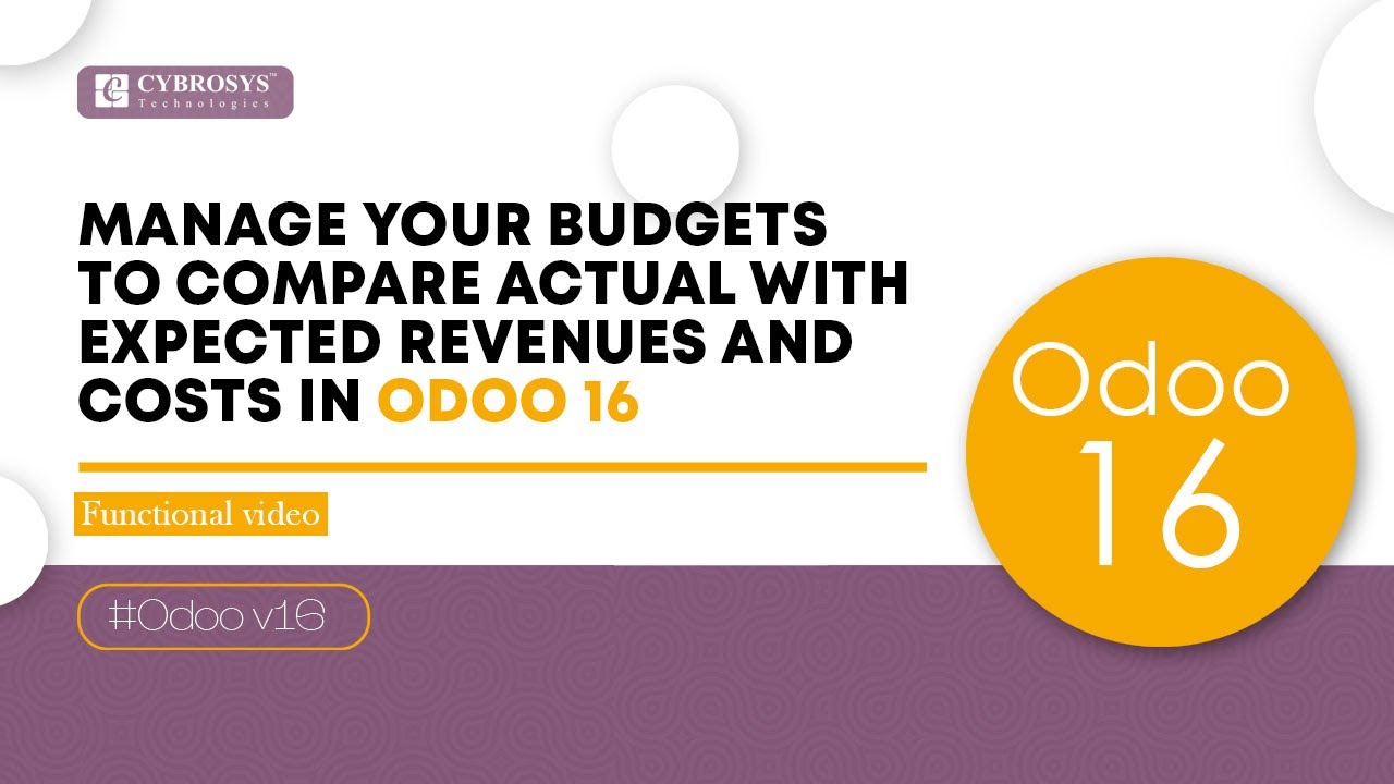 Budget Management in Odoo 16 Accounting | What is budget management in Odoo 16?