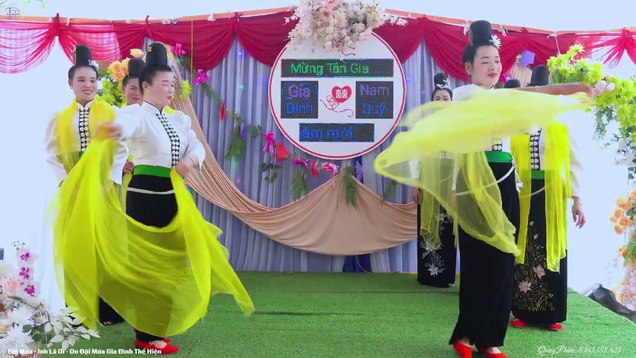 Bài Múa - Inh Lả ơi - Do Đội Múa Gia Đình Thể Hiện Tại Tiệc Tân Gia - Nam Quý Bản Nà Cài
