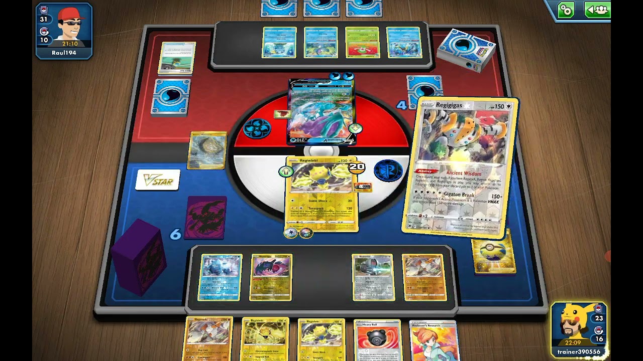 Baby-Regi-Deck on the PTCGO Standard ladder. 👑🤖💎