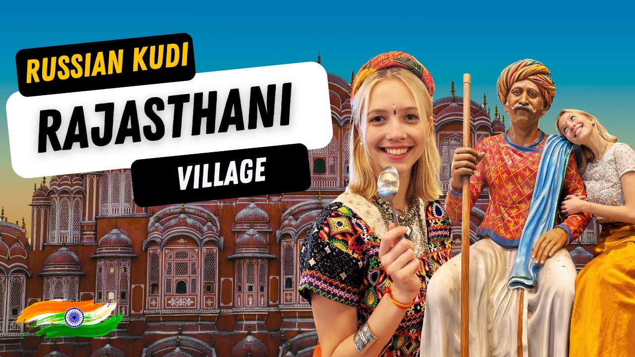 Russian Girl Explores Rajasthani Village | Food, Magic Show, Astrology & Much More! 😁