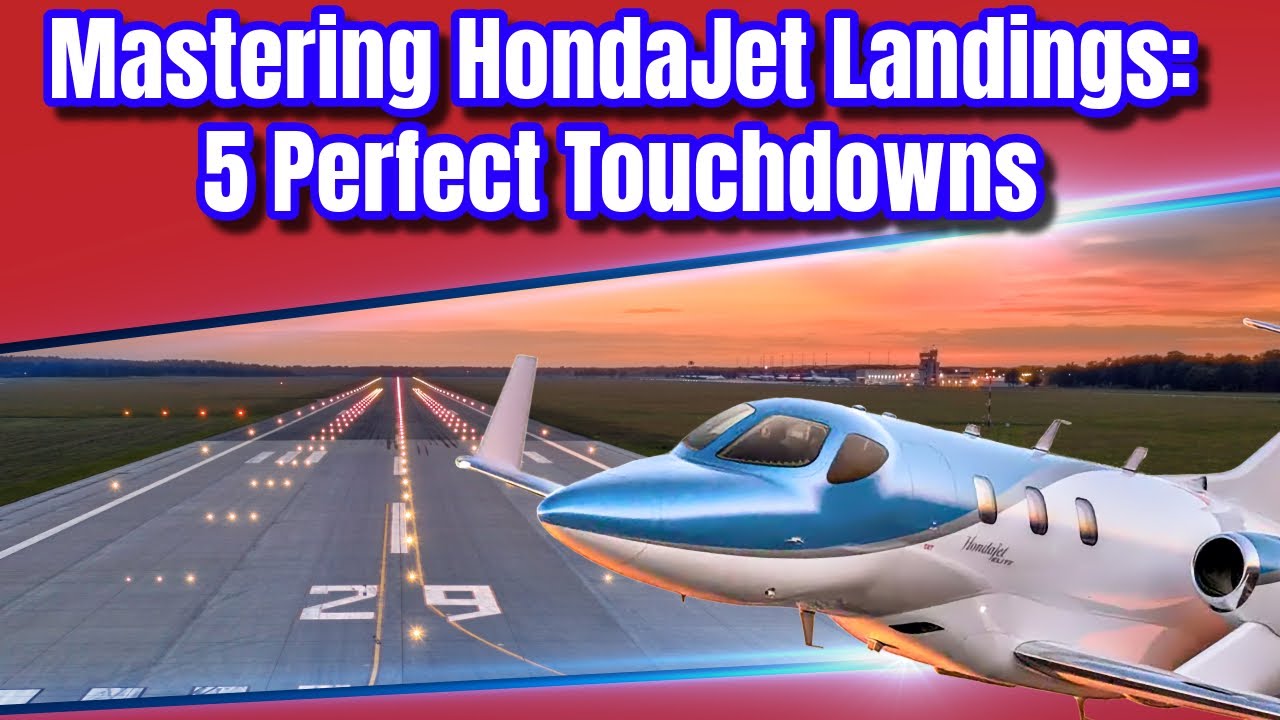 Mastering HondaJet Landings: 5 Perfect Touchdowns #HondaJet