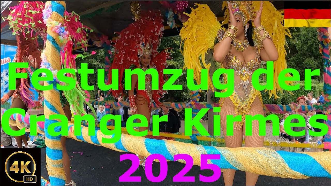 Festumzug🥁der Cranger Kirmes 2025 4K