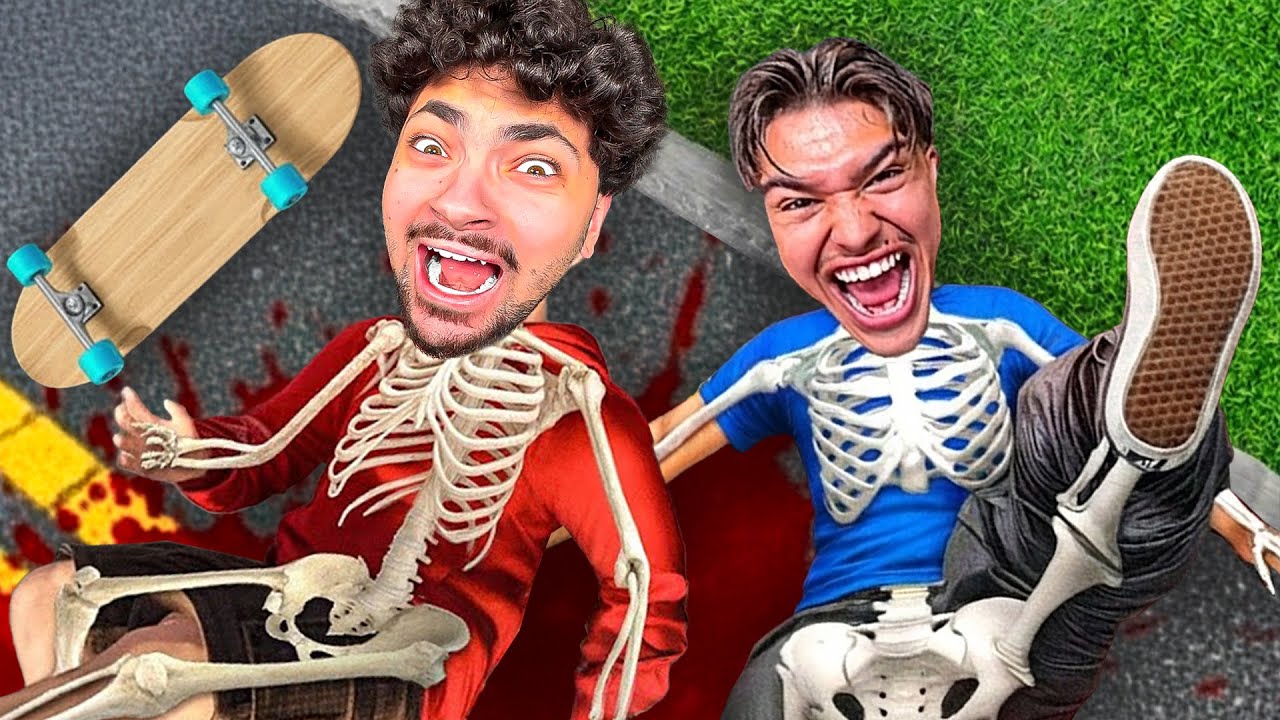 On doit DESCENDRE des MEGA RAMP sans se BRISER D'OS sur Skate ! (Ft. Jayzz)