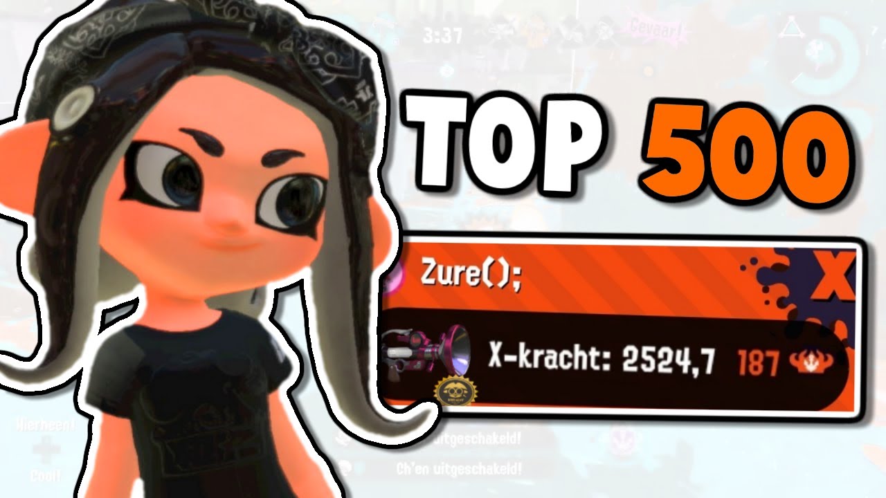 REACHING TOP 500 IN RAINMAKER WITH SPLOOSH 7! (Splatoon 2 X Rank)
