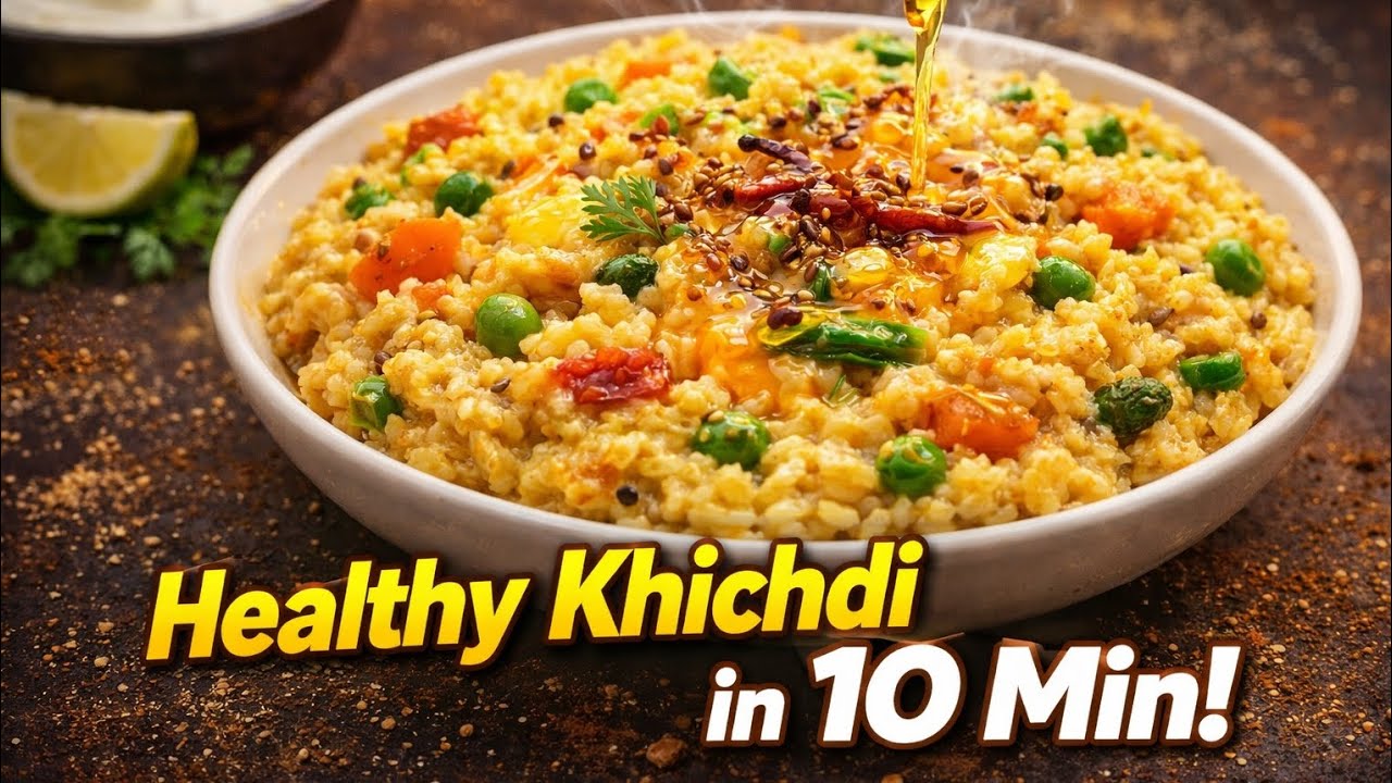 Healthy Vegetable Khichdi Recipe | आसान और स्वादिष्ट वेज खिचड़ीPerfect Vegetable