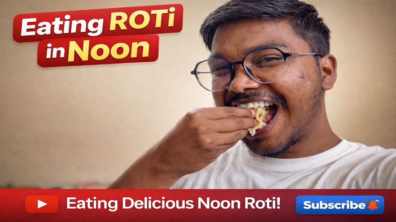Ghar Ki Noon Roti Ka Swad 🤤 Pure Desi Vibes