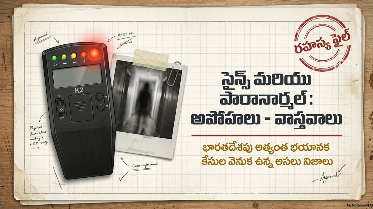 ఆత్మలు  మరియు అతీంద్రియ శక్తుల వెనుక ఉన్న శాస్త్రీయ విశ్లేషణ 