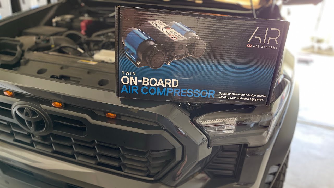 Installing ARB Air Compressor in 2024 Tacoma Off Road 4th Gen