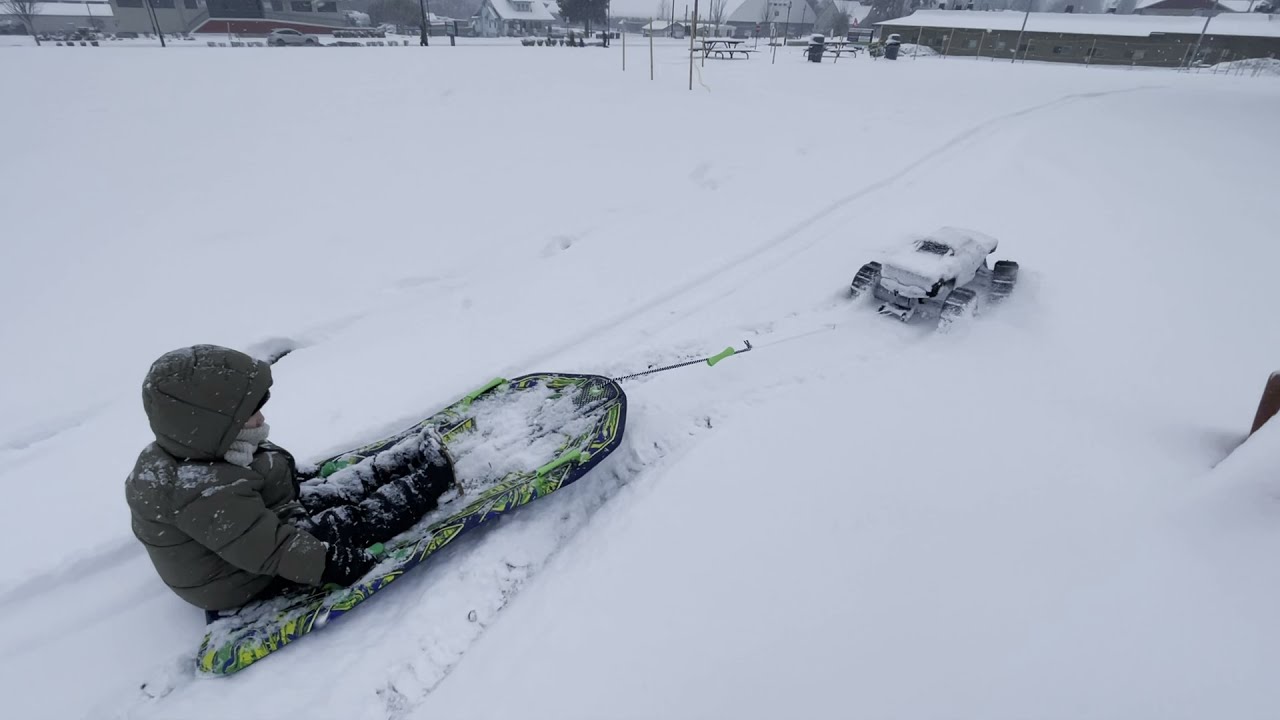 Xmaxx pulling sleds