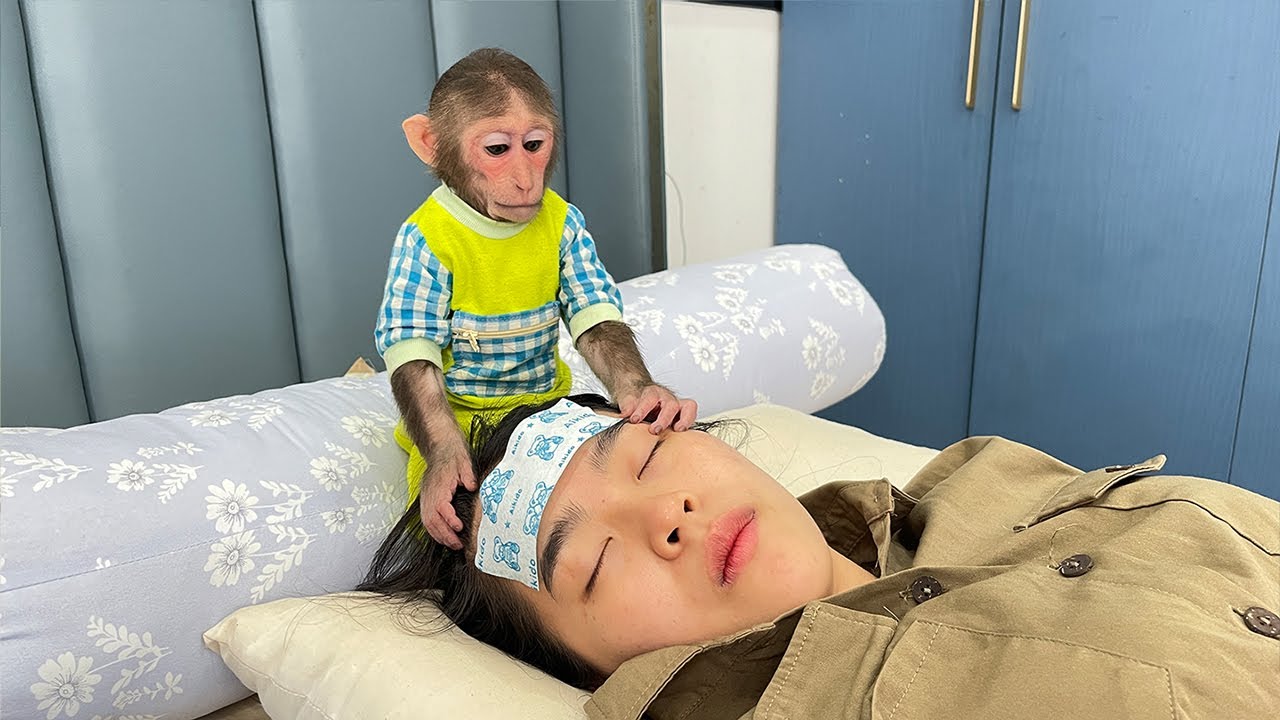 Heart Melting! Cubis Takes Care of Aunt When She Falls Sick!