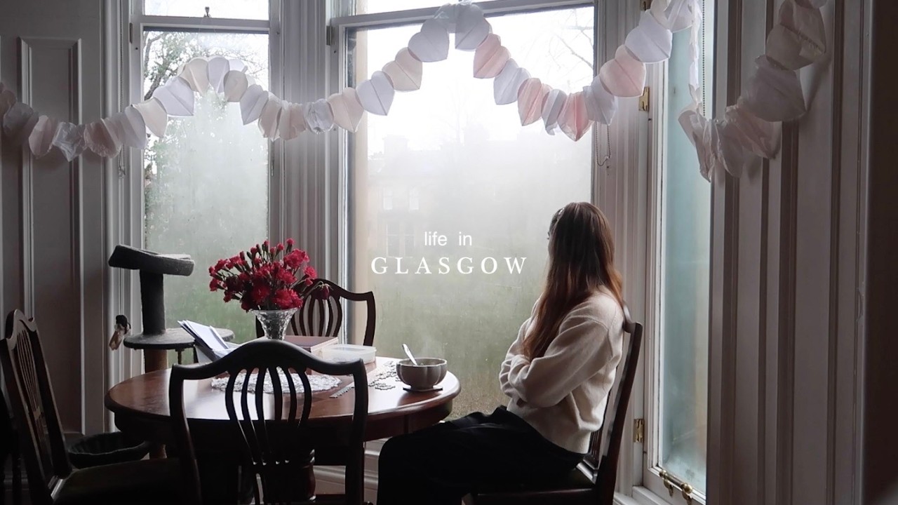 life in glasgow | sewing my own bag, cosy selfcare & an eventful weekend