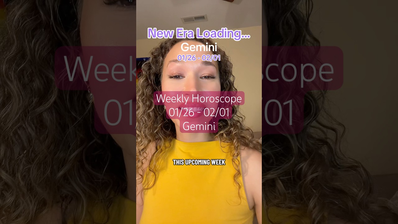 Weekly Horoscope: 01/26 - 02/01 ✨Gemini✨