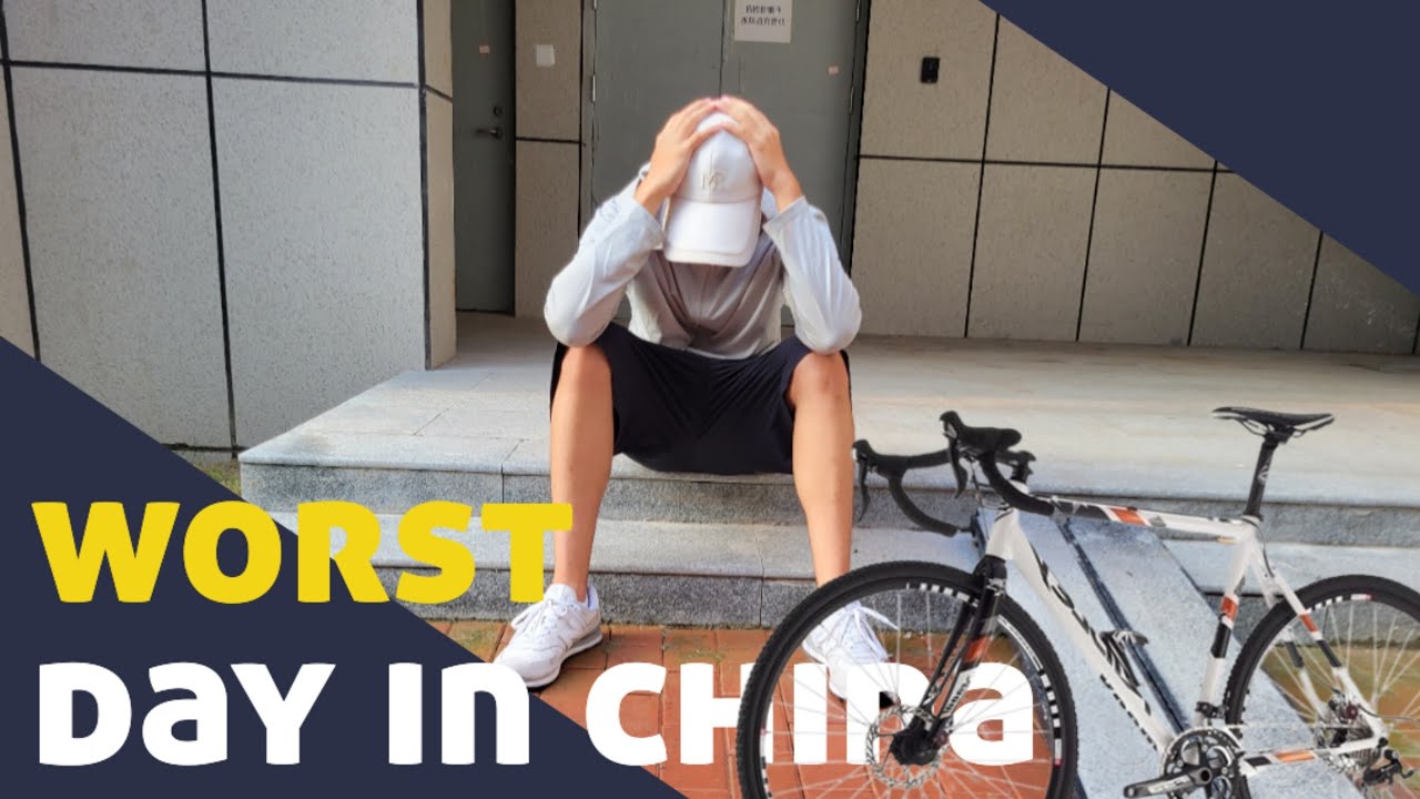 My worst day in china 🇨🇳😢 * 40 km cycling ky 🚴🏼