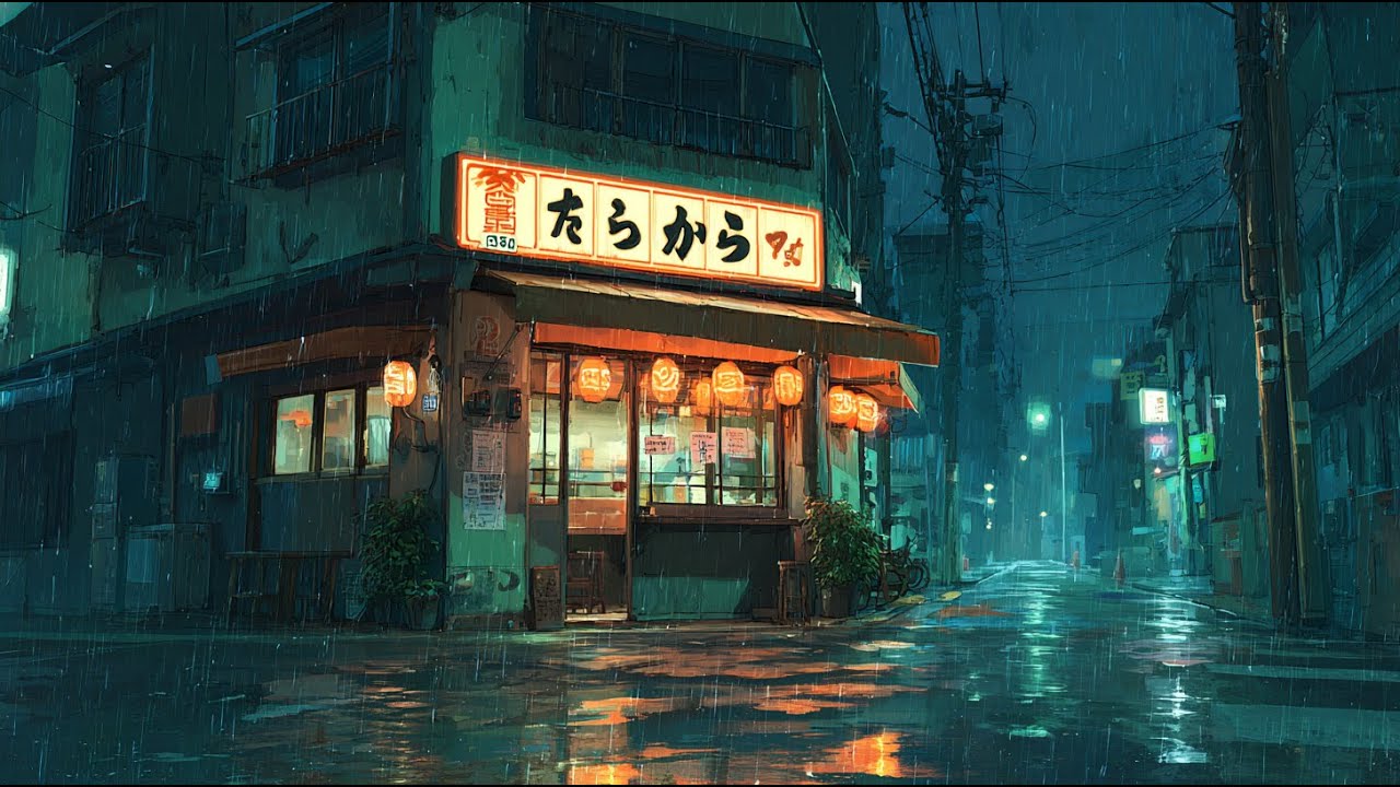 Tokyo After Midnight ☔ Cozy Lofi Beats for Studying, Focus & Late Night Vibes
