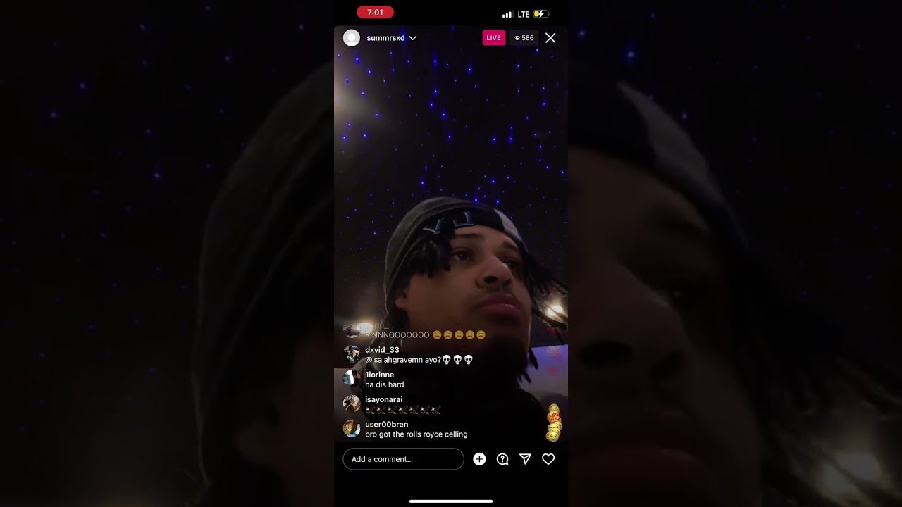 Summrs recording live off that sh*t😳