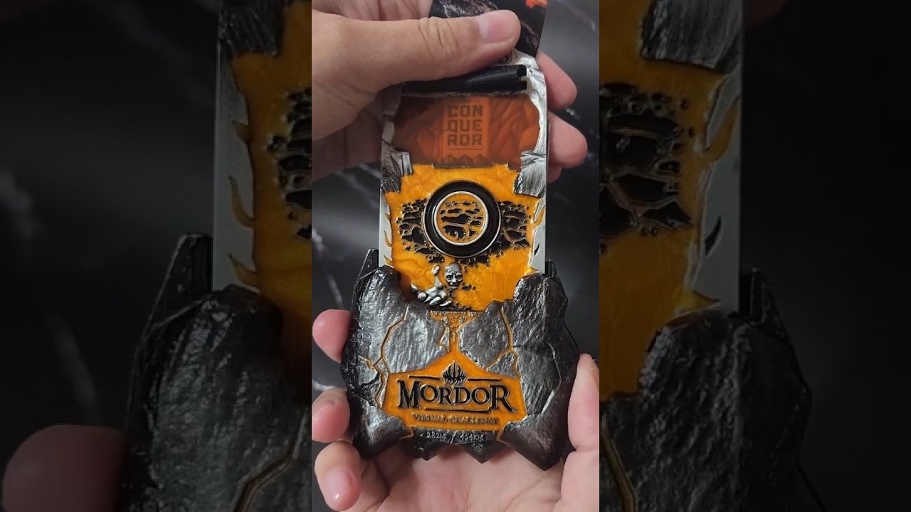 【The Conqueror】 MORDOR VIRTUAL CHALLENGE  MEDAL/ THE LORD OF THE RINGS