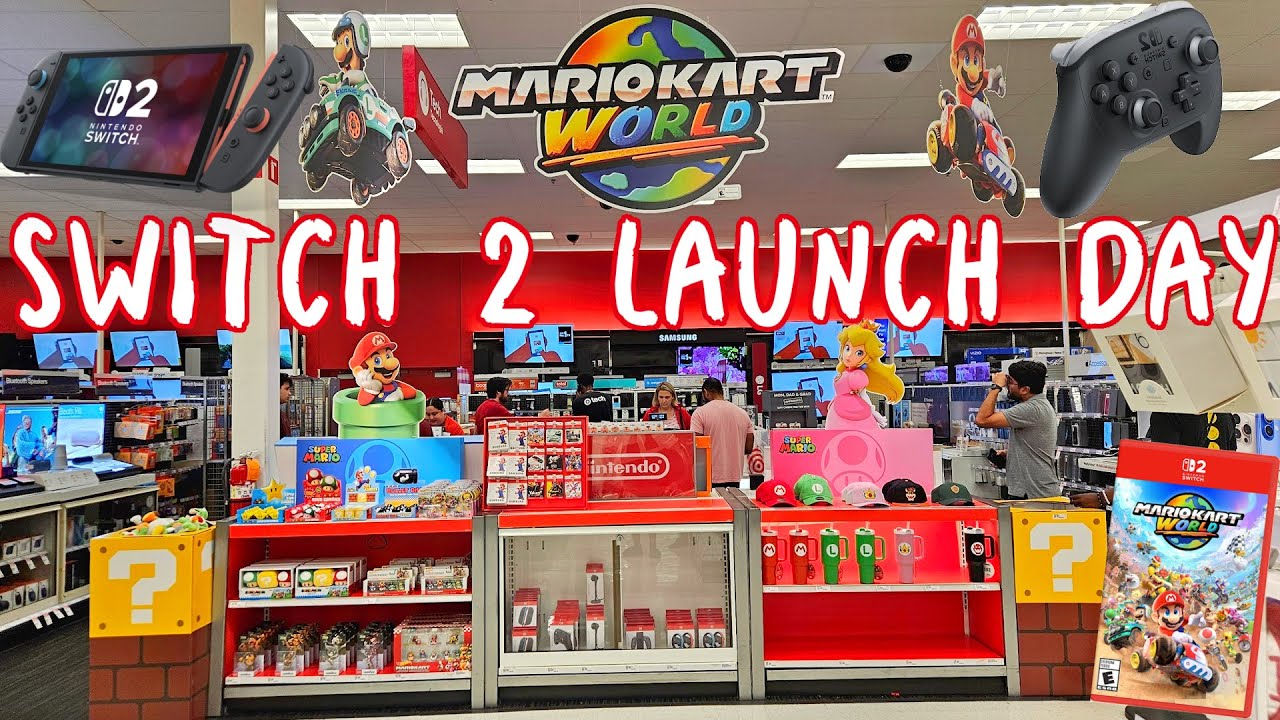 Nintendo Switch 2 Launch Day Vlog At Target - Hands Down The EASIEST Console Launch Of All Time!