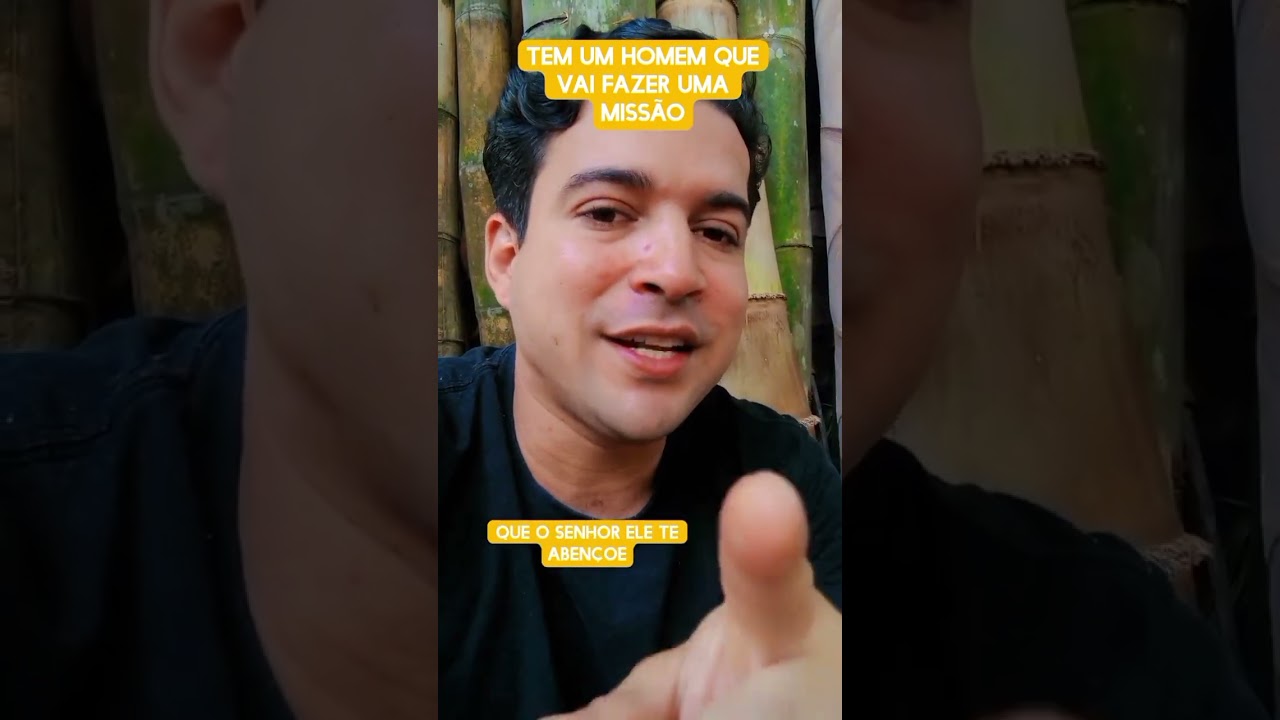 Tem um homem que vai fazer uma missão 