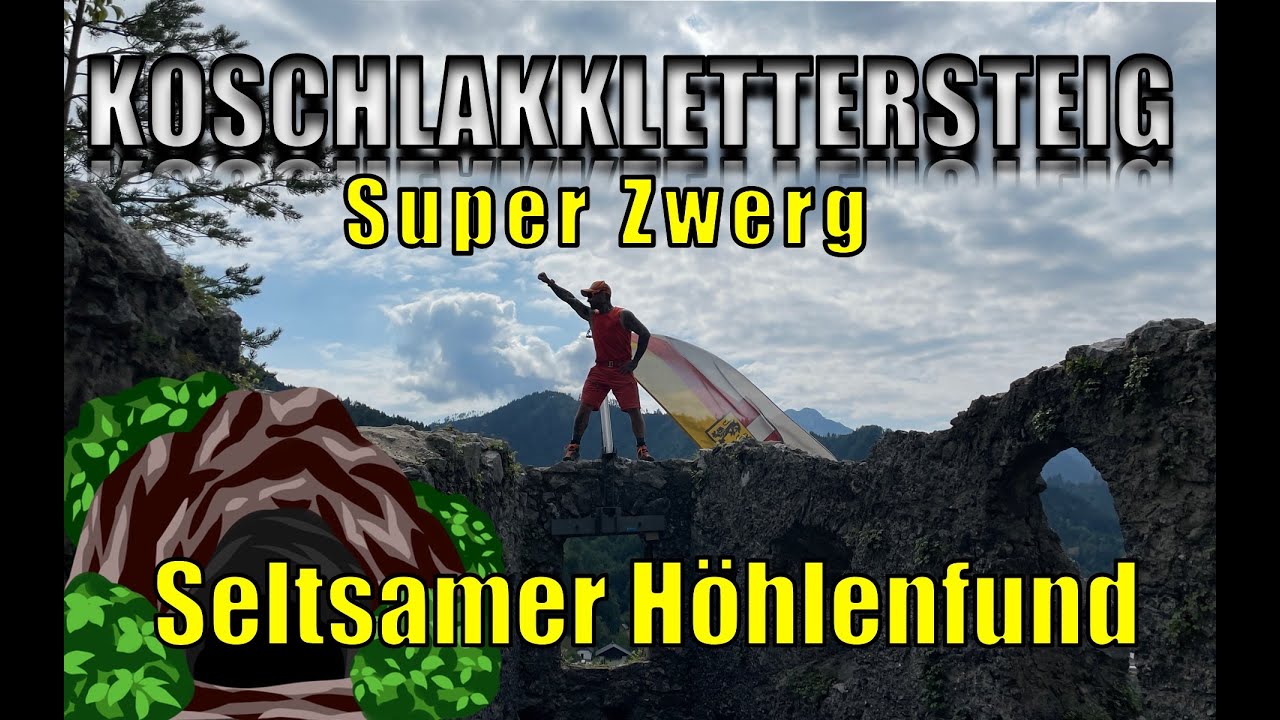 😱RIESIGE HÖHLEN🦣 | Koschlak Klettersteig Bad Eisenkappel