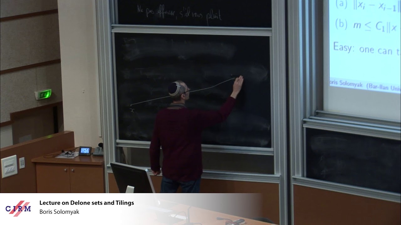 Boris Solomyak: Lecture on Delone sets and Tilings
