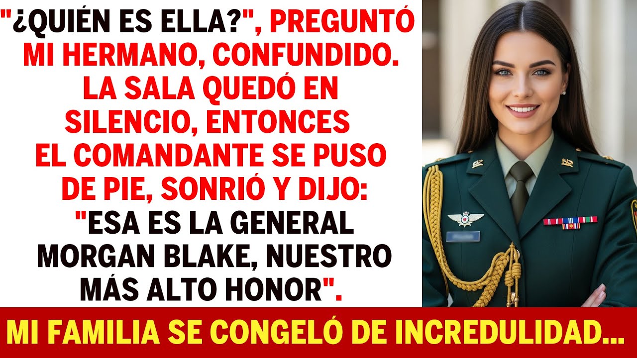 Olvidaron Mi Nombre En La Ceremonia De Mi Hermano, Hasta Que El Comandante Saludó: «General Morgan».