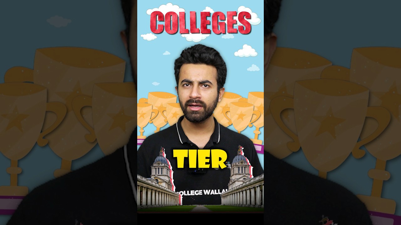 What is the Tier System in Colleges?🤔😒 #CollegeWallah