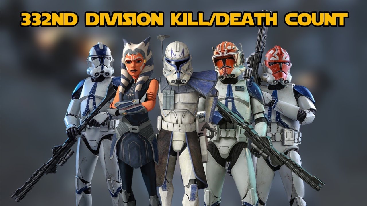 Star Wars 332nd Division Kill/Death Count 2025