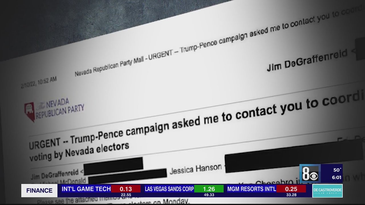 Fake Republican Nevada electors texted about unfounded fraud, Jan. 6 fallout