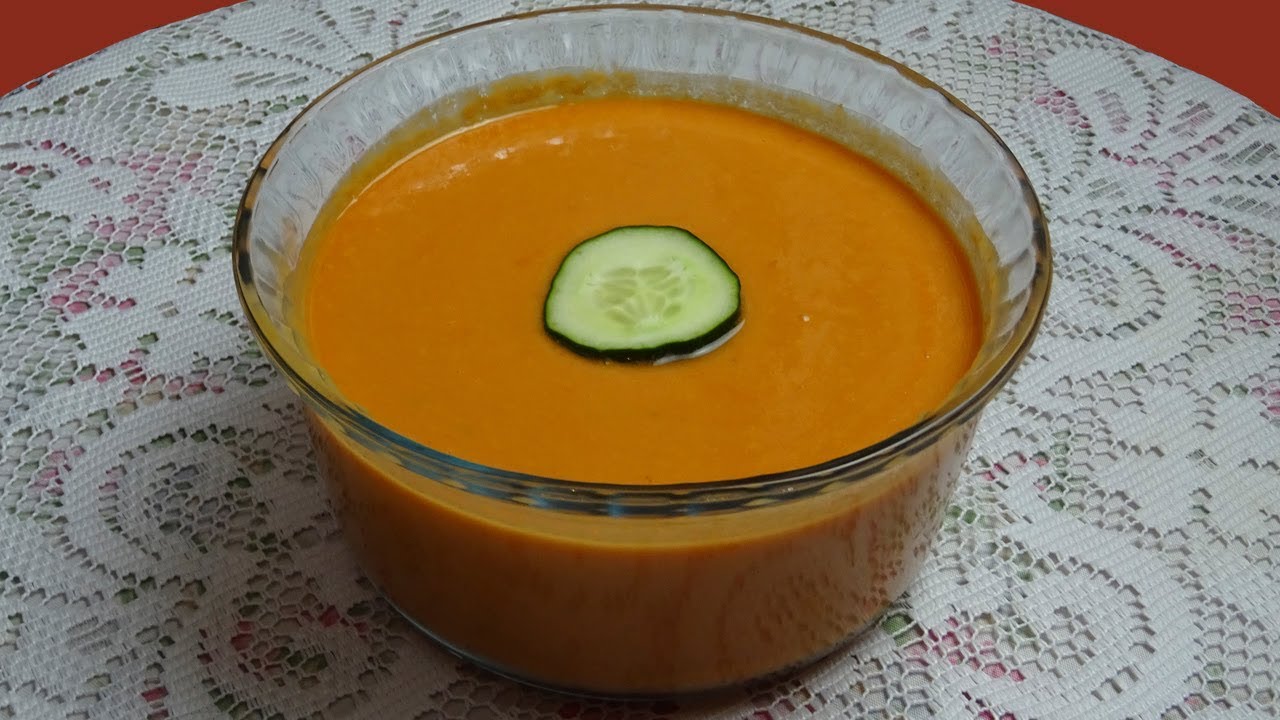 GAZPACHO ANDALUZ AUTÉNTICO | RECETA TRADICIONAL ANDALUZA
