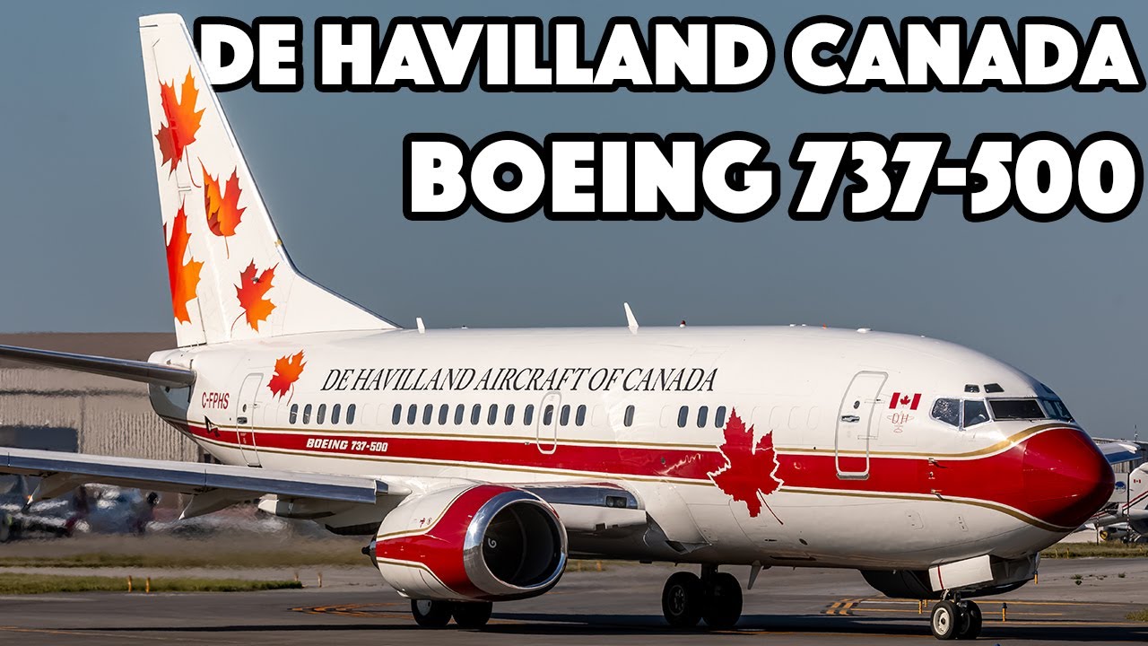 De Havilland Aircraft of Canada Boeing 737-500 departing Montreal (YUL/CYUL)