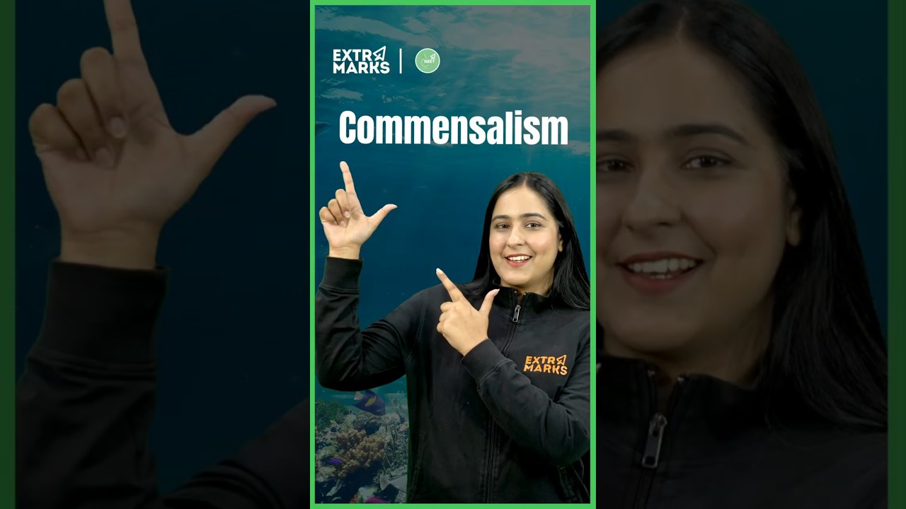 NEET Biology: Commensalism Explained with Assertion-Reason Question| Clownfish & Sea Anemone Example