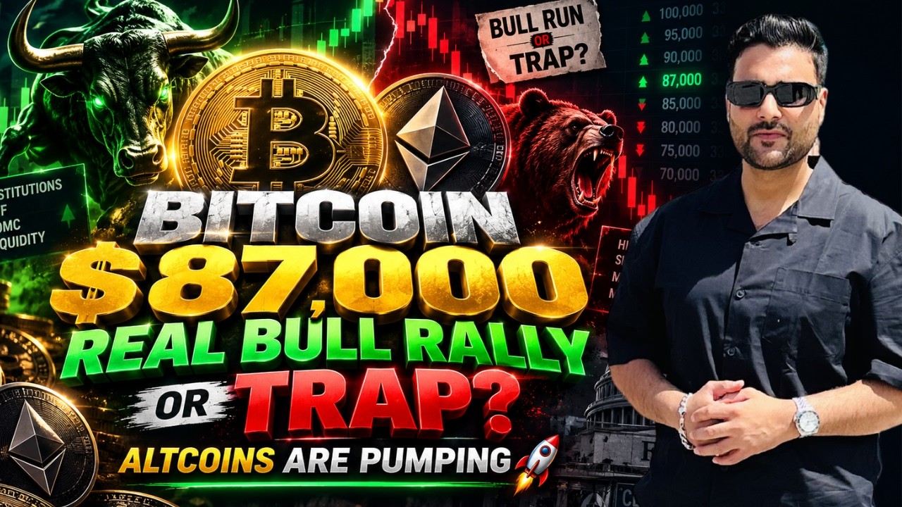 🚨Bitcoin $87K: Real Bull Rally or TRAP? 👀 Crypto Market Update Hindi | Crypto News Today