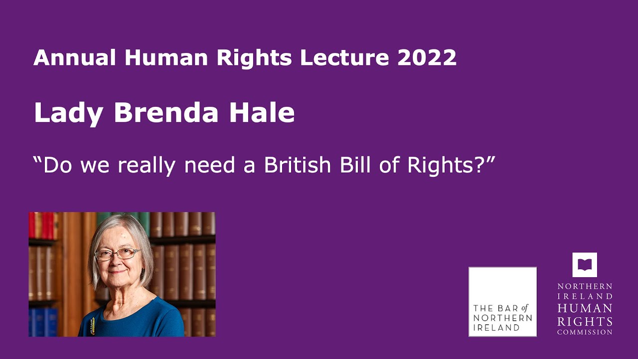 NIHRC Annual Human Rights Lecture 2022 - Lady Brenda Hale