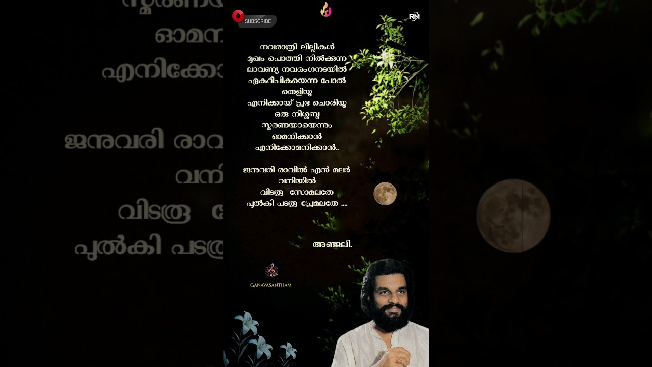 januvary ravil...|ജനുവരി രാവിൽ (anjaly ) 