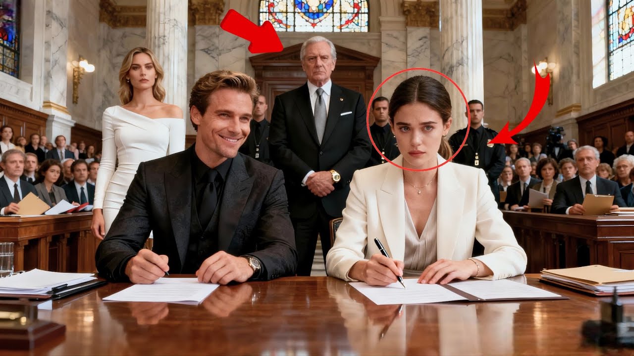 She Signed Divorce In Silence — Unaware Guests That Her Billionaire Father Watched From Behind