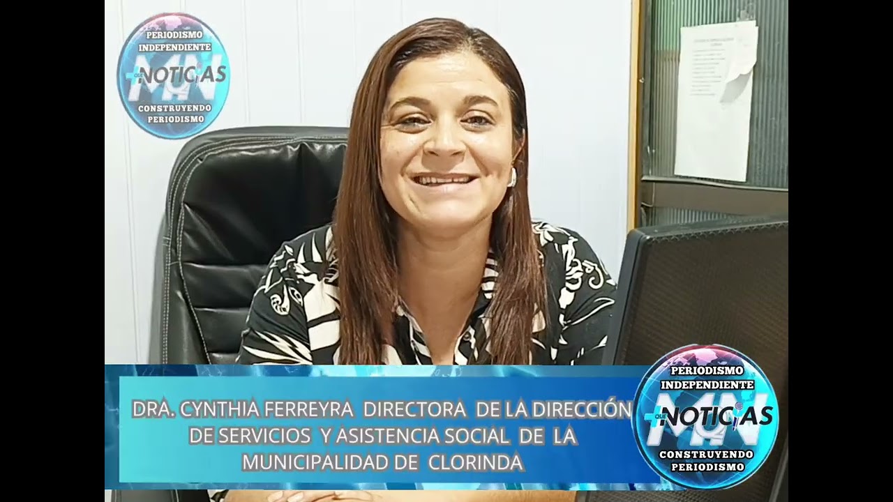 Entrevista a la Dra. Cynthia Ferreyra Directora de Dirección de Servicios y Asistencia Social.